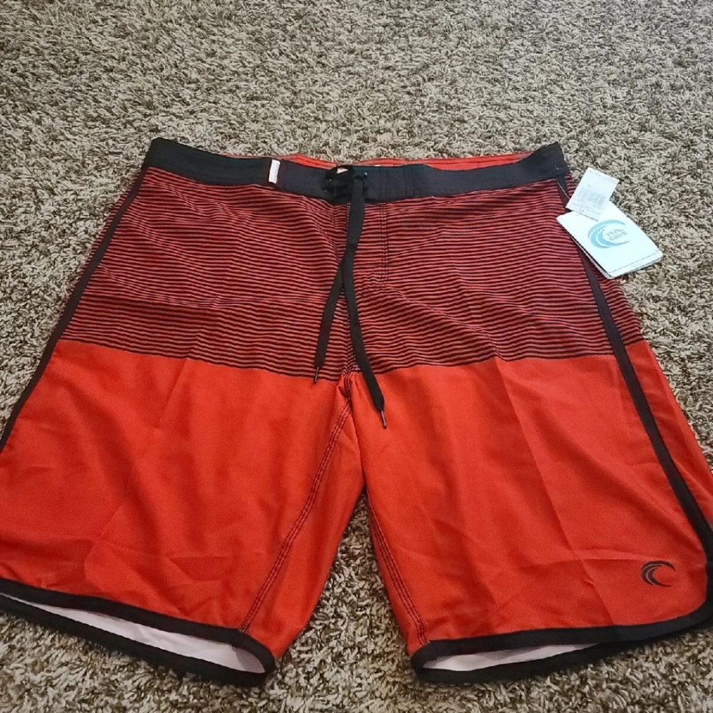 Teal Cove Swim Trunks